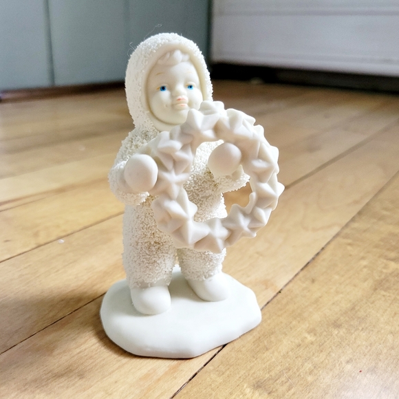 Vintage Department 56 Winter Tales "I Made This Just for You" Snowbaby - Picture 5 of 12